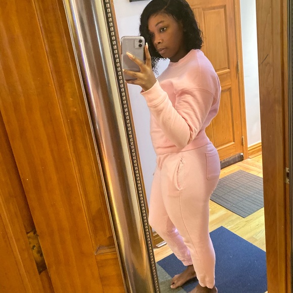 Pink Champion Reverse Weave Sweatsuit - Picture 4 of 4